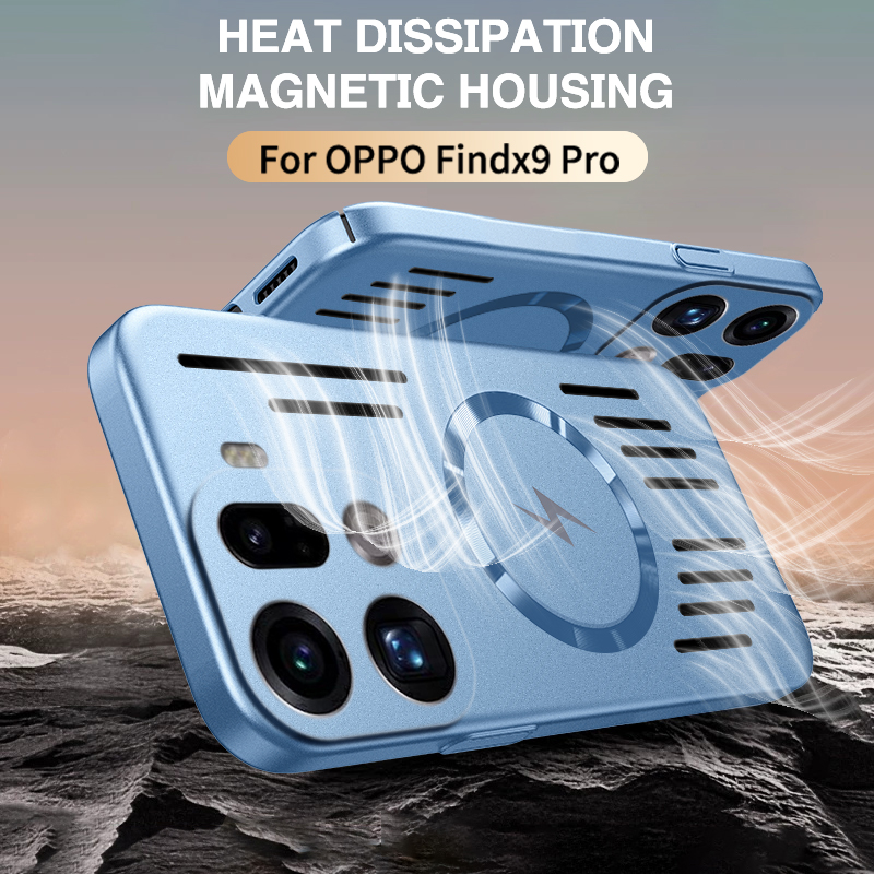 Oppo Find X8 - Coque de téléphone respirante à trous