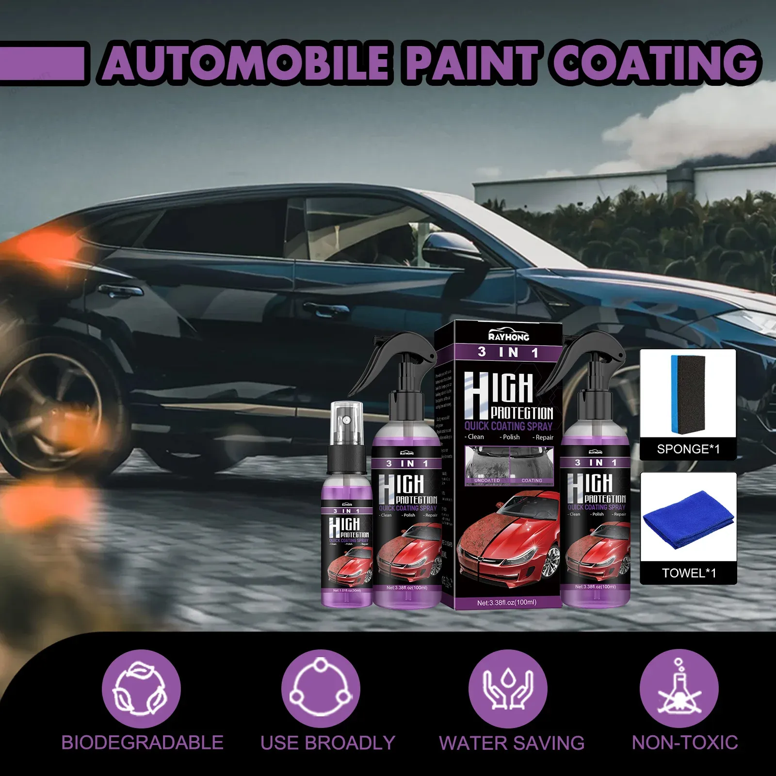 Revêtement céramique nano 3 en - Nano Liquid Coating avis et prix